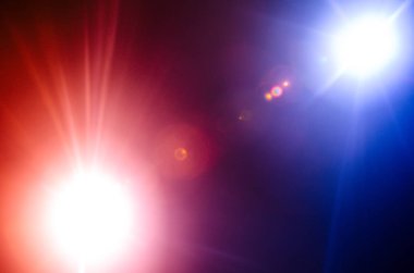 Soyut doğal Far siyah arka planda çift yıldız