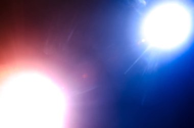 Soyut doğal Far siyah arka planda çift yıldız