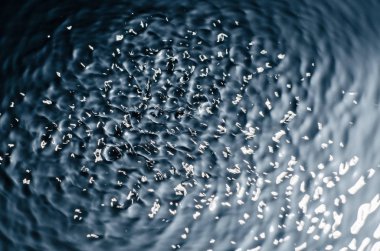 432 hertz titreşim etkisi altında su dokusu