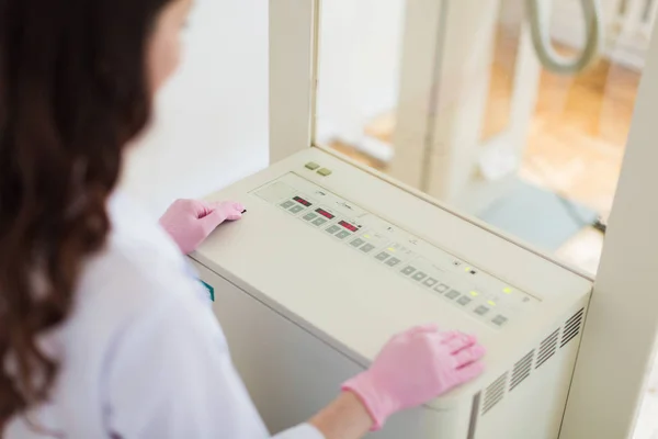 Close Van Jonge Borstkanker Specialist Voorbereidingen Voor Uitvoering Van Van — Stockfoto