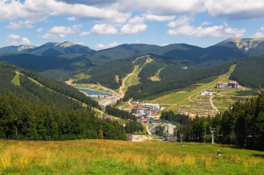 Dağların muhteşem manzarası