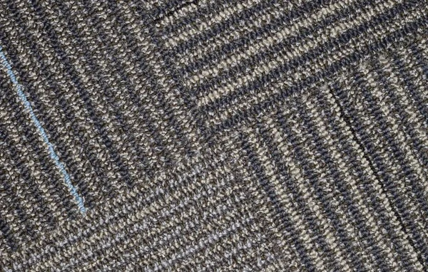 Gray Carpet Swatch Straight Line Patterns Four Intersecting Lines — Stock Photo, Image