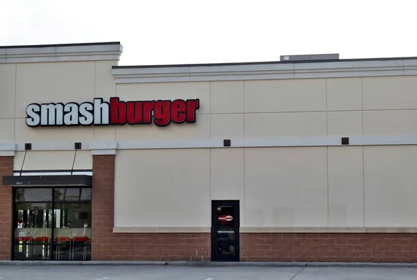 Houston Texas Usa 2019 Smashburger Store Front Established 2007 Denver — Stock Photo, Image