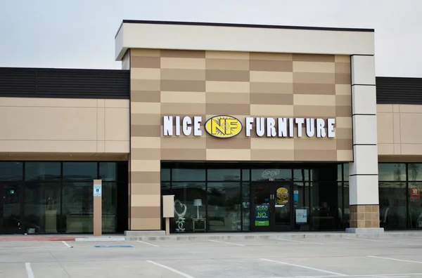 Houston Texas Estados Unidos 2019 Nice Furniture Store Front Humble — Foto de Stock