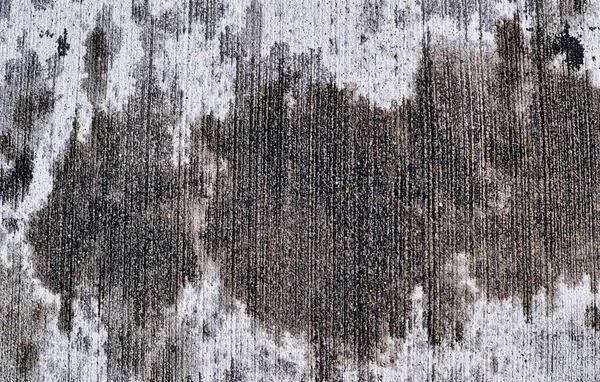 Vehicular Oil Stains Concrete Driveway Aerial View Full Frame Concept — Stock Photo, Image