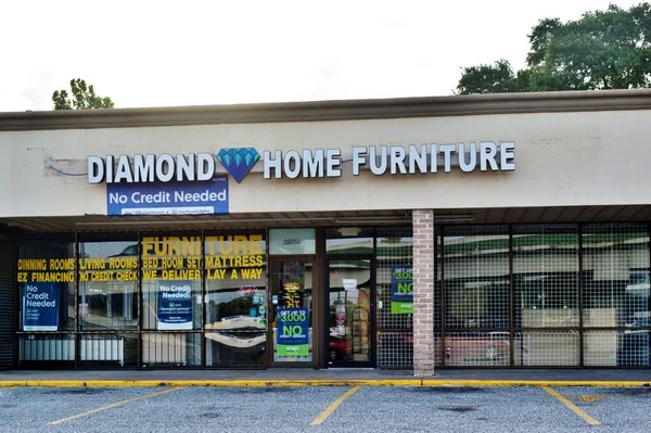 Houston Texas Verenigde Staten 2020 Diamond Home Furniture Store Gevel — Stockfoto