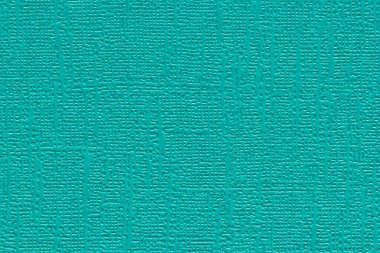 Orta turkuaz renkli düz desenli kart arkaplan resmi. Kopya alanı ile renk kumaşı tonu.