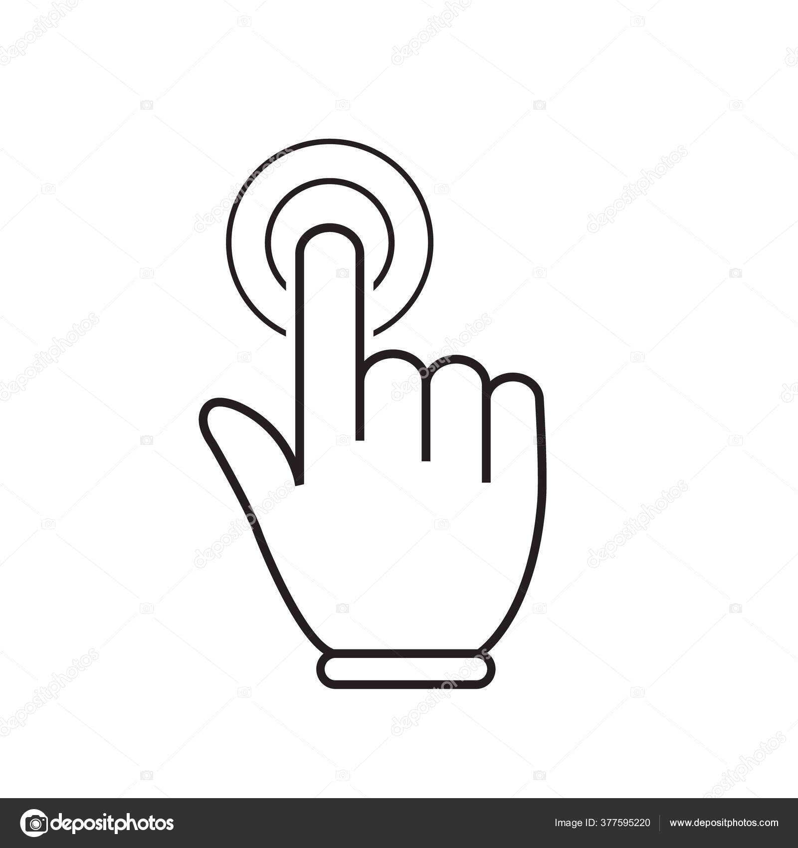 포인터 아이콘 벡터