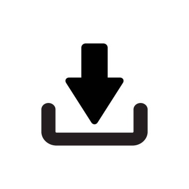 Simge Vektörü İndir. Dosya Sembol İllüstrasyonunu İndir