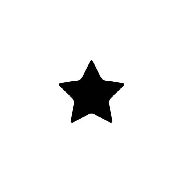 Star Icon Vector ในสไตล เทรนด แยกจากพ นหล ขาว — ภาพเวกเตอร์สต็อก