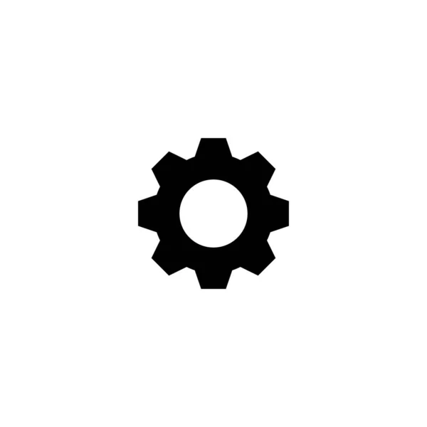 Gear Icon Vector Trendy Style Isolated White Background — Διανυσματικό Αρχείο