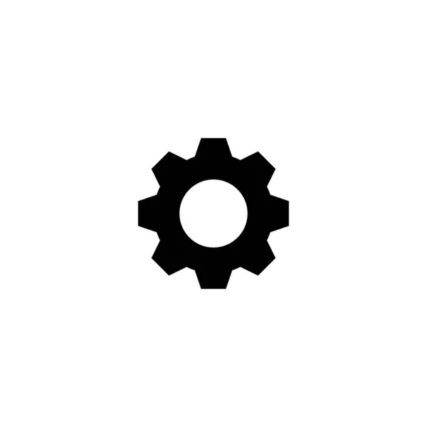 Gear Icon Vector Trendy Stijl Geïsoleerd Witte Achtergrond — Stockvector