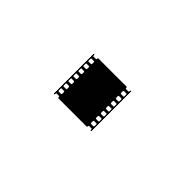 Film Strip Icon Vector Módním Stylu Symbol Filmové Role — Stockový vektor