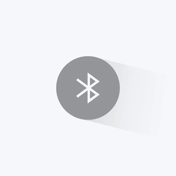Bluetooth Icoon Vector Trendy Platte Stijl Mobiel Netwerk Symbool Illustratie — Stockvector