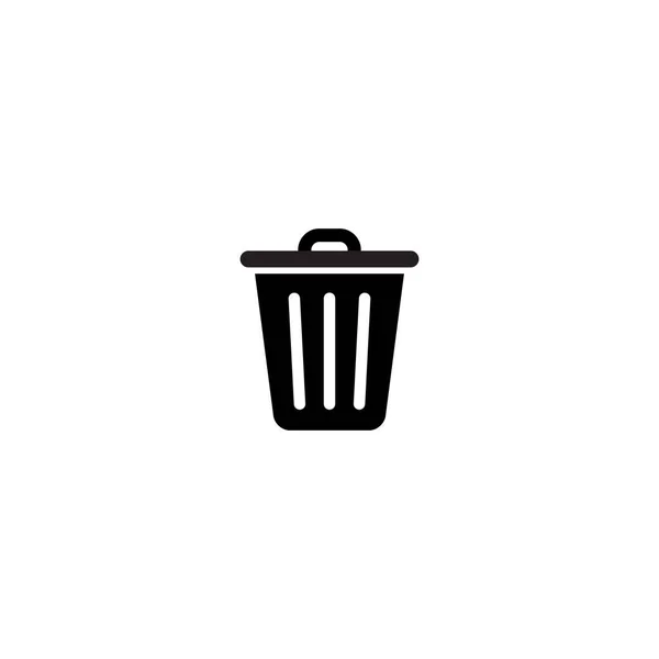 Recycle Bin Icon Vector Estilo Moderno Ilustração Símbolo Lata Lixo — Vetor de Stock