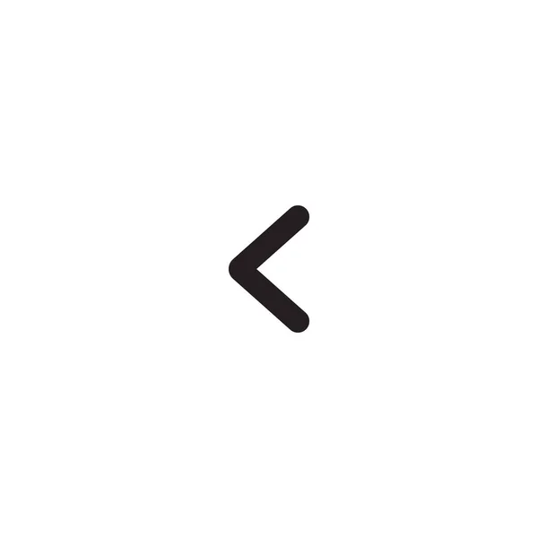 Tillbaka Ikon Vector Trendig Stil Vänster Pil Ångra Symbol Illustration — Stock vektor
