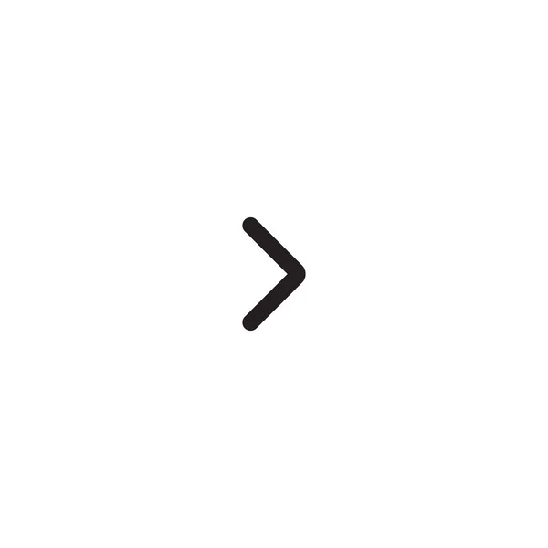 Nächster Icon Vector Trendigen Outline Stil Redo Symbol Illustration Editierbarer — Stockvektor