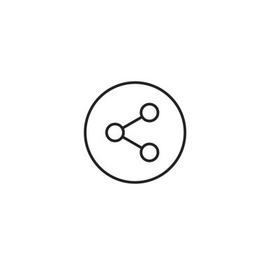 Tuş Simgesi Vektörünü Moda Taslak Biçiminde Paylaş. Düzenlenebilir Vuruş