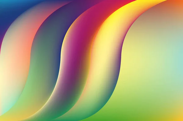 Grafische Afbeelding Met Heldere Vloeistof Kleurrijke Vloeiende Vormen — Stockfoto