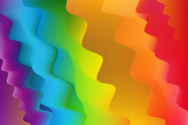 Vectorillustratie Van Abstracte Achtergrond Sjabloon Met Kleurrijk Ontwerp Kleurovergangsstijl — Stockfoto