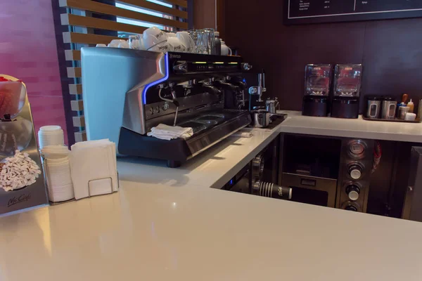 McCafe Interior Coffee Maker Stock Picture