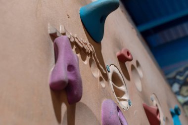 Kapalı duvar tırmanışı kuls yakın yukarı.