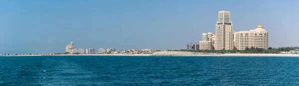 Panorama Waldorfu Astoria v Ras Al Khaimah, Spojené arabské Emira — Stock fotografie