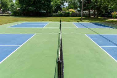 Michigan, ABD pickleball mahkeme rekreasyon spor 