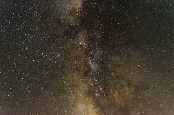 stars sky in mountains