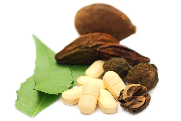 Herbal Medicine White Background — Stock Photo, Image