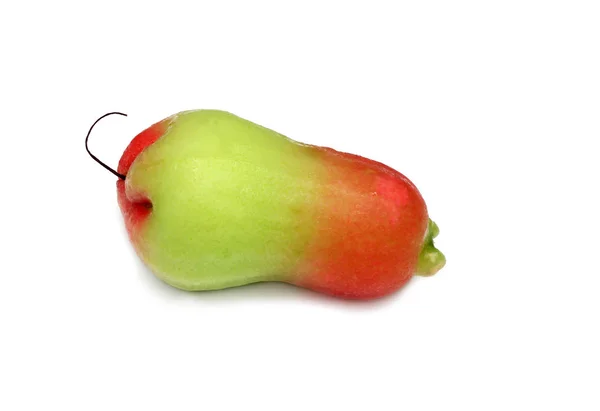 Rose Apple Frukt Vit Bakgrund — Stockfoto