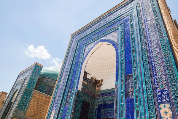 Historiska Heliga Kyrkogården Shahi Zinda Samarkand Uzbekistan — Stockfoto
