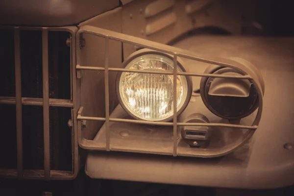Close Shot Vintage Car Headlight — Stock Photo, Image