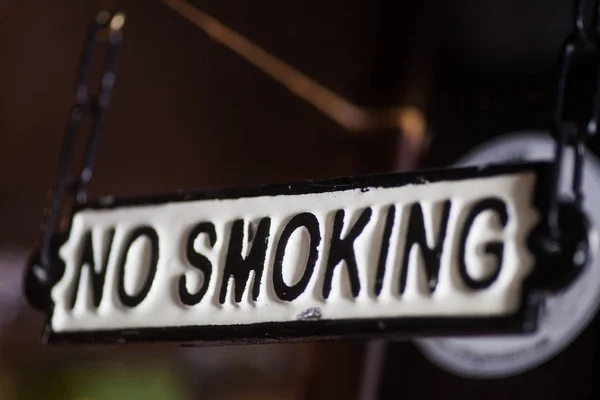 Κοντινό Πλάνο Της Καμία Ένδειξη Κάπνισμα — Φωτογραφία Αρχείου