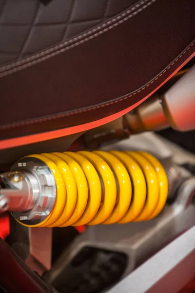 Close Shot Motorcycle Suspension — Stock Photo, Image