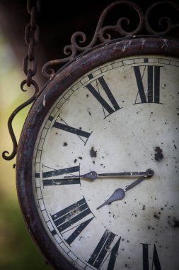 Vintage analog duvar saati Sot kadar kapatın.