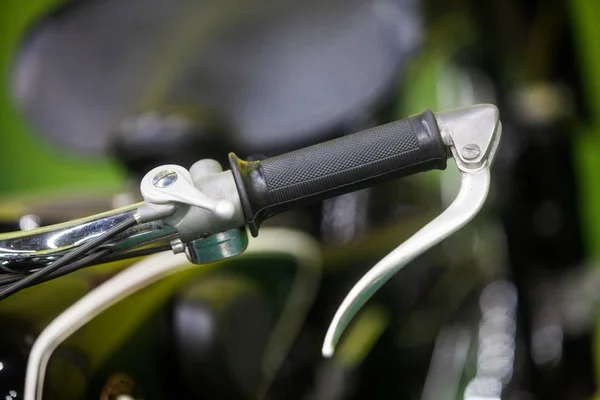 Close Shot Vintage Motorcycle Clutch Lever — Stock Photo, Image