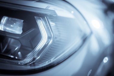 Led otomobil Far atış kapatmak.