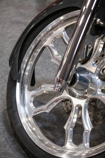 Color Image Motorcycle Wheel — Stock Photo, Image