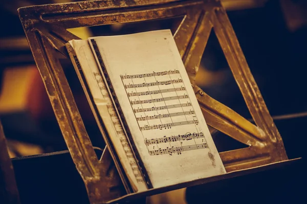 Music sheet with notes — Stock Photo, Image