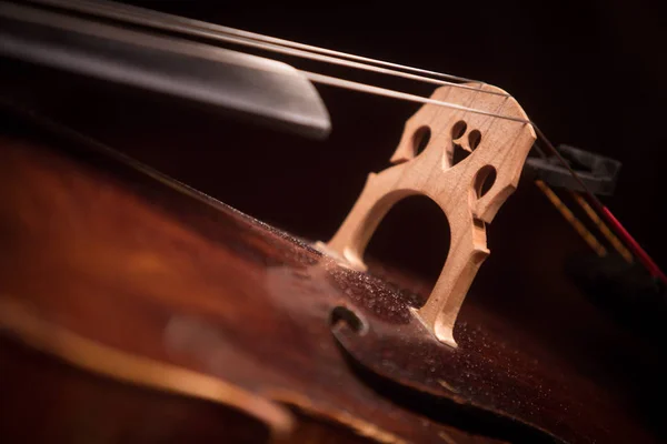 Detalle violín vintage — Foto de Stock