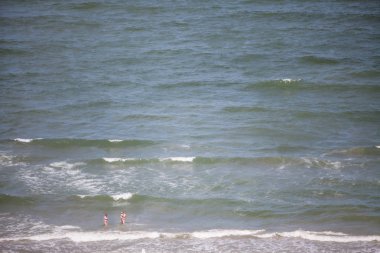 Karadeniz 'in su keyfini iki kişi