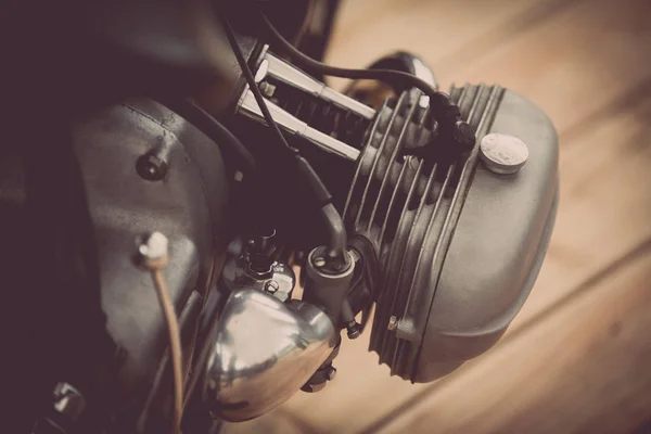 Vintage motorcycle boxer engine — Stock Photo, Image