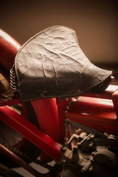 Fotel motocyklowy Vintage — Zdjęcie stockowe