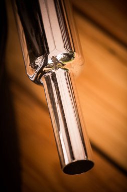 Vintage motosiklet egzoz borusu