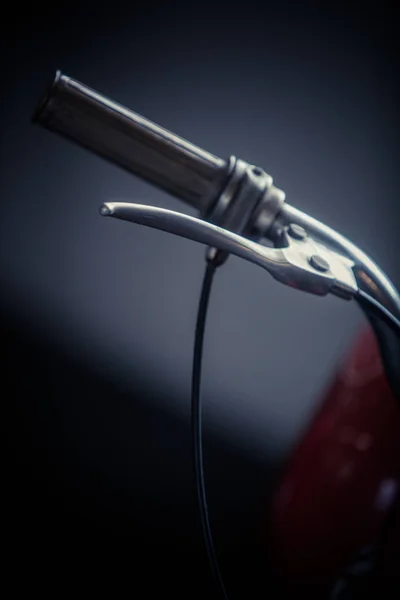 Vintage motorcycle lever — Stock Photo, Image