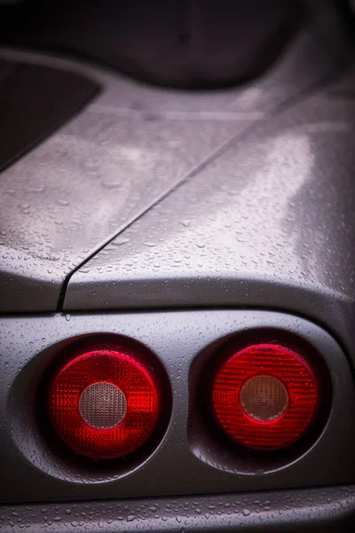 Sport car rear brake light — Stock Photo, Image