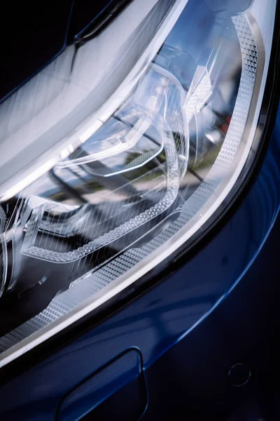 LED automobile headlights — Stock Photo, Image