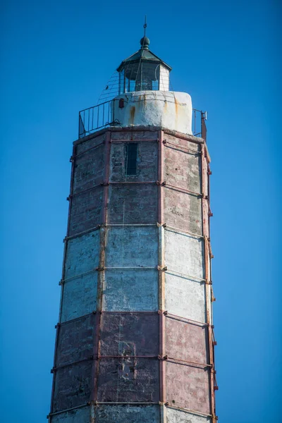 Старий маяк докладно — стокове фото