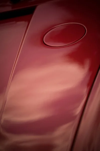 Fuel cap on a vintage car — Stock Photo, Image